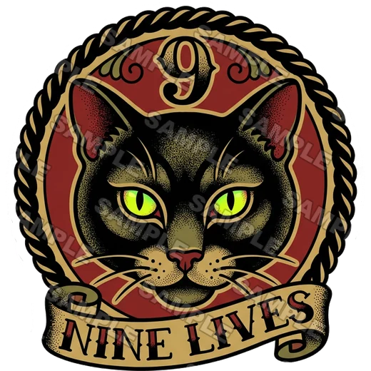 9 ナインライブス 黒猫